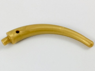 Animal Body Part / Plant, Tail / Claw / Horn / Branch / Tentacle, End Section in Pearl Gold