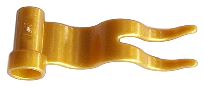 Flag 4 x 1 Wavy [First Wave Left] in Pearl Gold