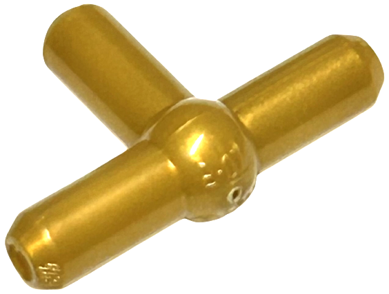 Pneumatic T-Piece (T Bar) [New Style] in Pearl Gold