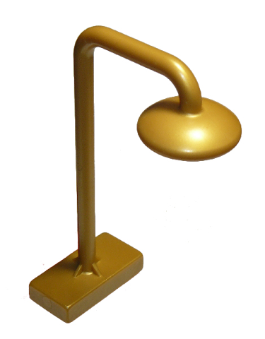Duplo Shower Head on Stand in Pearl Gold