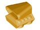 Engine / Air Scoop 2 x 2 in Pearl Gold