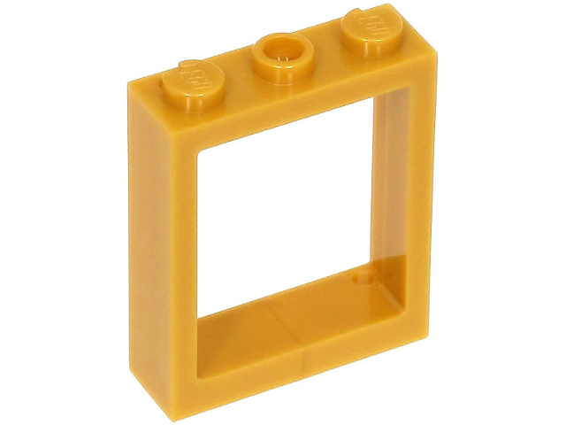 Window Frame 1 x 3 x 3 in Pearl Gold