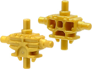 Torso Mechanical, Bionicle in Pearl Gold