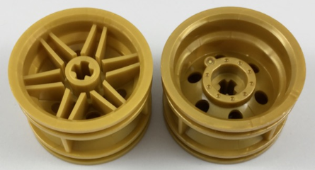 Wheel 30.4 x 20 without Pinholes, with Reinforced Rim in Pearl Gold
