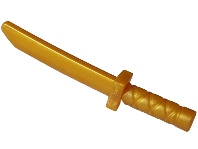 Weapon Sword / Katana / Wakizashi Short in Pearl Gold