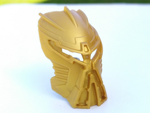 Large Figure Mask Ignika (Toa Ignika) in Pearl Gold