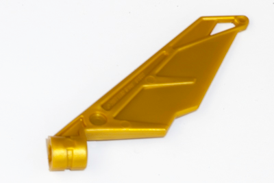 Large Figure Wing, Small in Pearl Gold