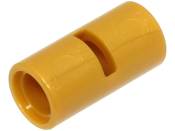 Technic Pin Connector Round [Slotted] in Pearl Gold
