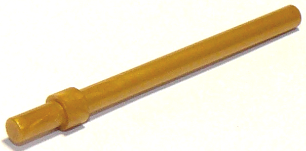 Bar 6L with Stop Ring in Pearl Gold