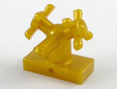 Tap 1 x 2 with Dual Handles in Pearl Gold