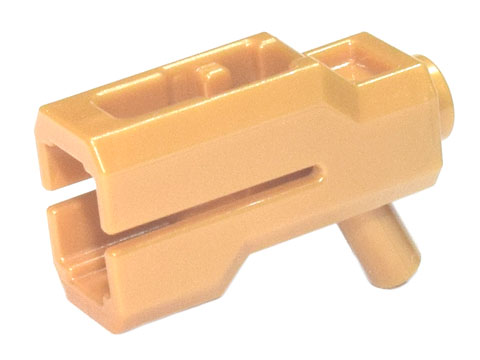 Launcher, Weapon Gun / Blaster / Shooter Square in Pearl Gold