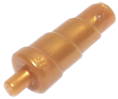 Creature Body Part, Horn (Unicorn) with Small Pin in Pearl Gold