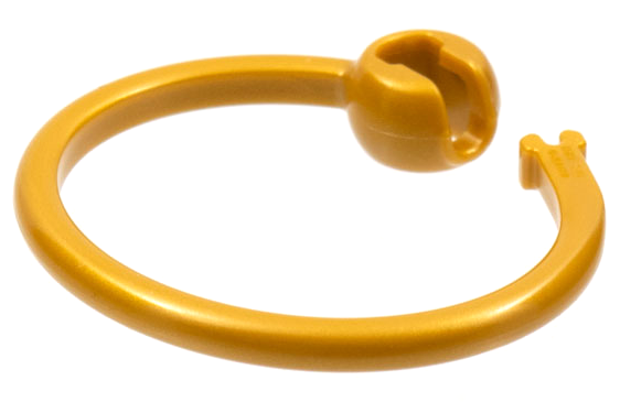 Attachment Ring (DOTS) in Pearl Gold