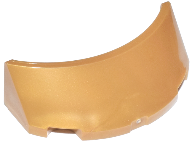 Windscreen 2 x 4 Half Dome in Pearl Gold