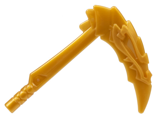 Weapon Sickle in Pearl Gold