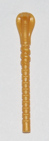 Weapon Staff with Snake Head (Pharaoh) in Pearl Gold