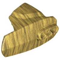 Large Figure Limb Cover, Size 5, Armor with Ball Joint Socket in Pearl Gold