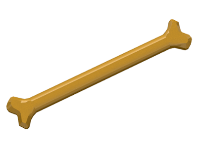 Animal Body Part, Dog Bone [Long] in Pearl Gold