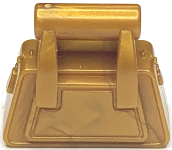 Bag / Handbag / Purse Angular with Zipper [Plain] in Pearl Gold