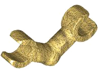 Arm Skeleton [Bent / 2 Clips] in Pearl Gold