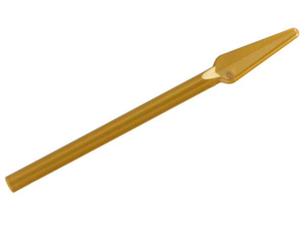 Weapon Pike / Spear Flat End in Pearl Gold