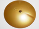 Dish 9 x 9 Inverted with Pin Hole (Radar) in Pearl Gold
