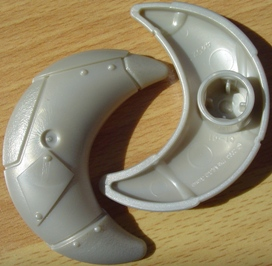 Duplo Crescent Moon (Little Robots) in Pearl Very Light Gray