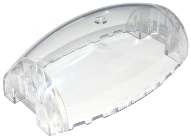 Windscreen 10 x 6 x 3 Bubble Canopy Double Tapered with Square Front Cutout in Trans-Clear