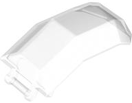 Windscreen 4 x 4 x 4 2/3 with Handle in Trans-Clear