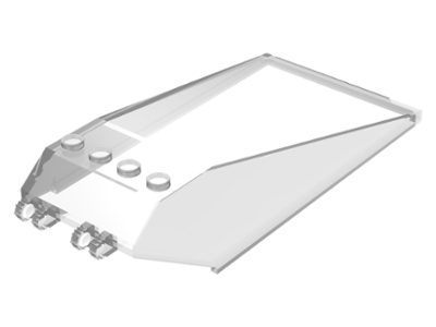 Windscreen 6 x 13 x 2 in Trans-Clear