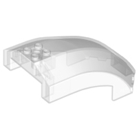 Windscreen 6 x 10 x 4 Curved in Trans-Clear