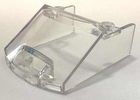 Windscreen 5 x 4 x 1 1/3 in Trans-Clear