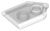 Tile Special 2 x 3 Pentagonal in Trans-Clear