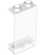 Panel 1 x 2 x 3 [Hollow Studs] in Trans-Clear