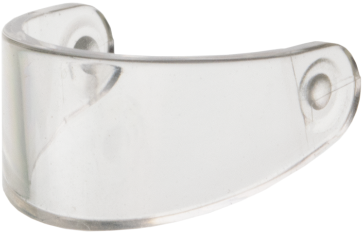 Headwear Accessory Visor For Standard Helmet in Trans-Clear