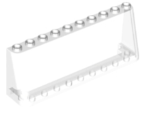 Windscreen 2 x 10 x 3 in Trans-Clear