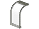 Panel 6 x 6 x 9 Curved Top in Trans-Clear