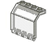 Hinge Panel 2 x 4 x 3 1/3 in Trans-Clear