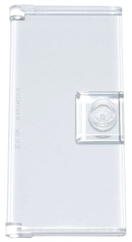 Door 3 x 5 in Trans-Clear