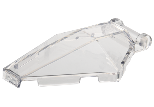 Windscreen 6 x 4 x 1 Hexagonal with Handle in Trans-Clear