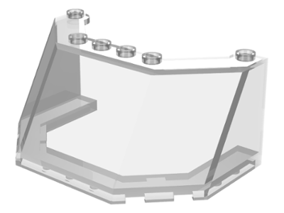 Windscreen 5 x 8 x 3 in Trans-Clear