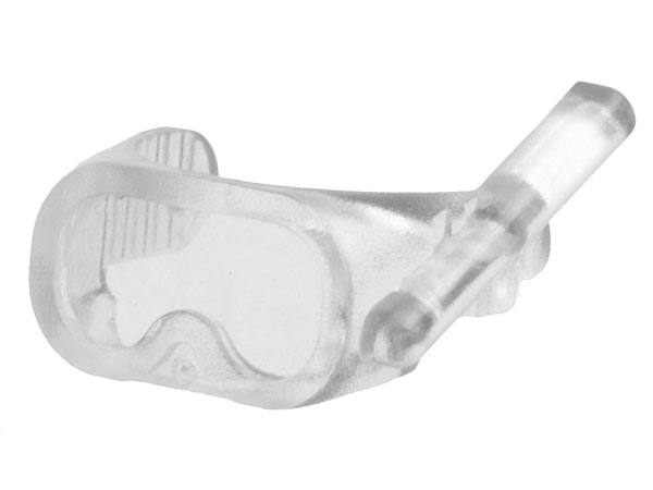 Headwear Accessory Visor / Diver's Mask in Trans-Clear