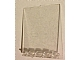 Door 2 x 5 x 5 Swivel, Flat Base in Trans-Clear