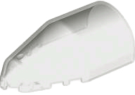 Windscreen 7 x 4 x 2 Round in Trans-Clear