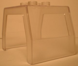 Duplo Train Passenger Car Canopy / Cover in Trans-Clear