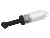 Technic Shock Absorber 10L Damped, No Spring [Complete Assembly] in Trans-Clear