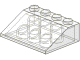 Brick Sloped 33° 3 x 4 in Trans-Clear
