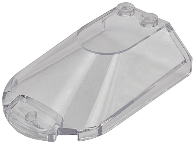 Windscreen 4 x 6 x 1 1/3 in Trans-Clear