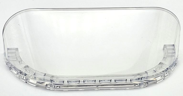 Windscreen 4 x 12 x 3 in Trans-Clear