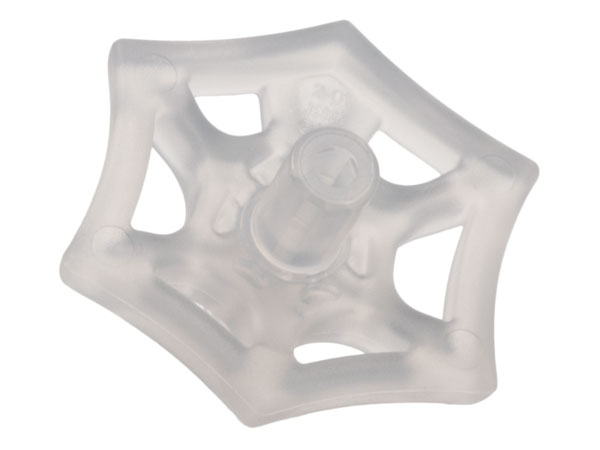 Web Effect Small Short Bar on Front and Back in Trans-Clear